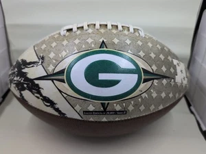 Green Bay Packers Limited 20,000 Brown White Leather Football Series 2 Superbowl - Picture 1 of 12