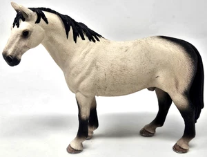 Schleich White Black Hanoverian Stallion Horse Figure 2008 - Picture 1 of 8