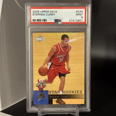 2009 Upper Deck #234 Stephen Curry RC Rookie PSA 9 - Image 1 of 4