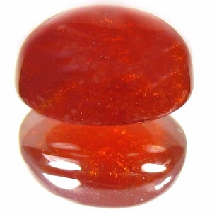 37.58 Cts SHOCKING OVAL CUT (19 x 15 mm) 100% NATURAL BROWN SPESSERTITE GEMSTONE - Picture 1 of 7