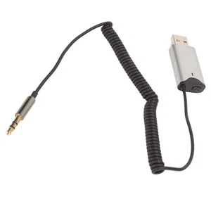 BT AUX Adapter USB 2.0 To 3.5mm Easy Connection Inbuilt Mic 11yd Distance AUX FY - Afbeelding 1 van 22