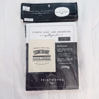 Moda "Create Your Own Sunshine " 54x65" Quilt Panel. Sweetwater 100% Cotton NEW - Image 1 of 4