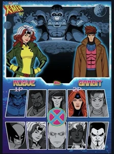 Topps Marvel Collect DIGITAL LEGENDARY Retro X-Men Arcade Rouge & Gambit - Picture 1 of 2