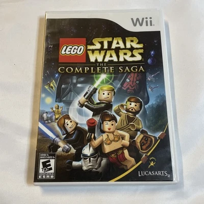 LEGO Star Wars: The Complete Saga (Wii, 2007) CIB Complete with Manual Tested! - Image 1 of 4