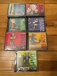 Lot of 7: Roald Dahl Audiobooks CD UK Version Charlie BFG Matilda Charlie 6 New - Picture 1 of 19