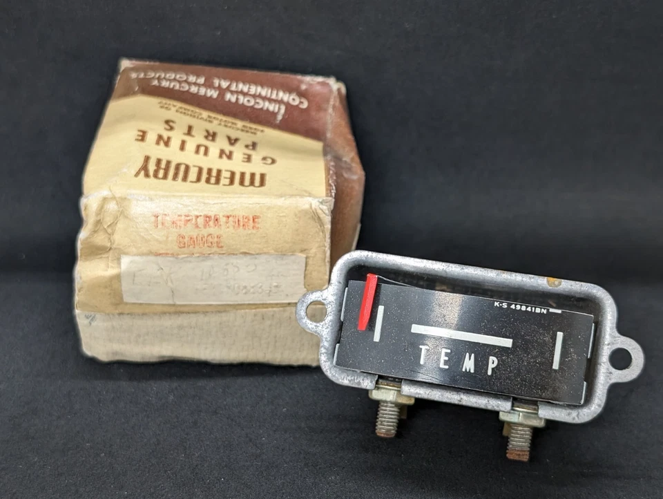 Nuevo de Lote Antiguo 1957 Mercury Monterey Montclair Indicador de Temperatura Cuadro de Medidores de Tablero Foto 1 de 4