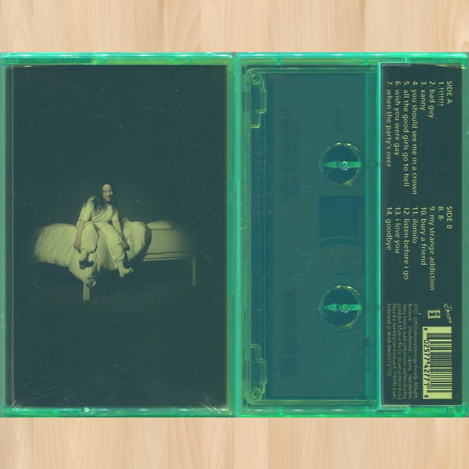 Glow Cassette - Billie Eilish When We All Fall Asleep Where Do We Go Tape 0616
