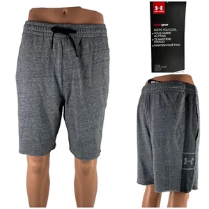 Under Armour Mens Large Shorts EZ Knit Gray Polyester Blend NWT $45 - Picture 1 of 11
