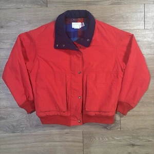 Vintage 1980 COUNTRY SOPHISTICATES Pendleton Women Medium Red Plaid Thermal Line - Picture 1 of 7