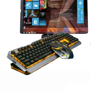  Mechanische Tastatur Und Maussatz Usb-tastatur Mit Hintergrundbeleuchtung - Bild 1 von 11