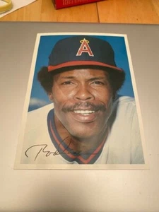 1981 Topps Super National (5 X 7) Rod Carew California Angels NM - Picture 1 of 2