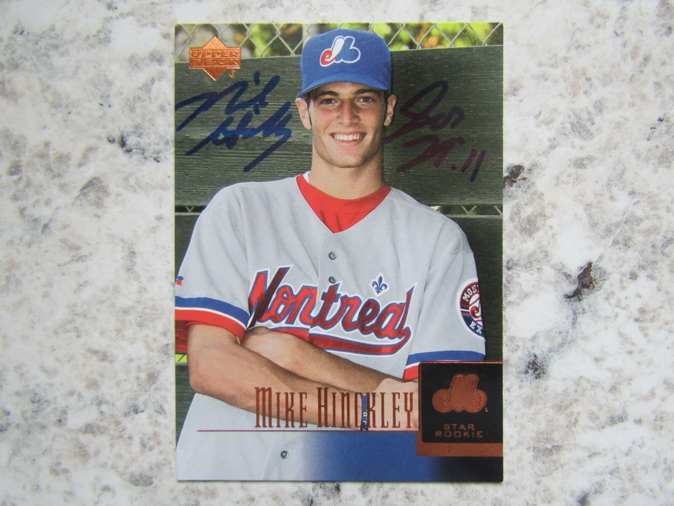 Expos Mike Hinckley Signed Autographed 2001 Upper Deck Star Rookie Mint - Image 1 of 1