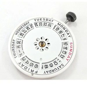 Miyota 8285 Movement Dual Calendar White Machine Mechanical Movement Watch - Afbeelding 1 van 3