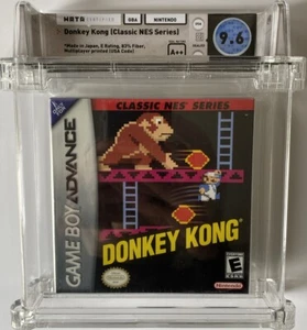 9.6 A++ SIGILLATO Donkey Kong Classic NES Series WATA Nintendo Game Boy Advance - Foto 1 di 5