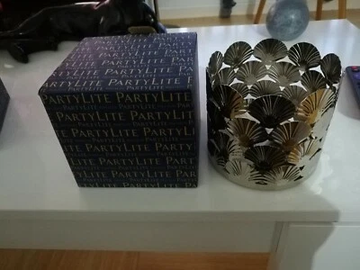 Magnifique Porte Pot a Bougie Coquillages Partylite  neuf - Photo 1/3