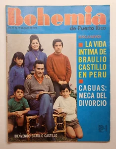 VINTAGE MAGAZINE / BOHEMIA / BRAULIO CASTILLO / PUERTO RICO 1970 #50 - Picture 1 of 4