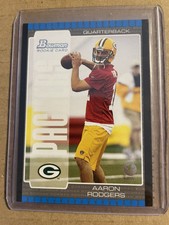 2005 Bowman 1st Edition Aaron Rodgers Rookie Card 