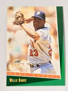 Willie Banks Minnesota Twins 1992 Score Select Rookie Card #314 - Picture 1 of 2