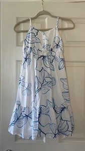 GAP KIDS - White floral dress size Large - Picture 1 of 2