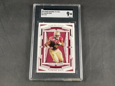 2020 PANINI NATIONAL TREASURES COLLEGIATE DALVIN COOK #11 RED 3/25 FSU SGC 9 MT