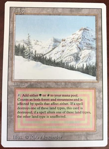 Taiga X (1) MTG Revised Great condition!! See scans - 4RCards - Picture 1 of 3