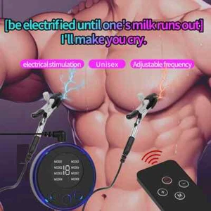E-Stim Electrical Shock Clamps Bandage Device Clamps Shock Therapy Enhancer BDSM - Picture 1 of 11