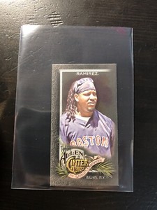 2022 Topps Allen & Ginter X MANNY RAMIREZ Black Mini Parallel #181 Red Sox PWE