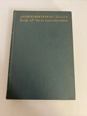 SECOND BOOK OF VERSE by Eugene Field 1896 Antique Poem Book VGC Gold Lf ab4 - Image 1 of 4
