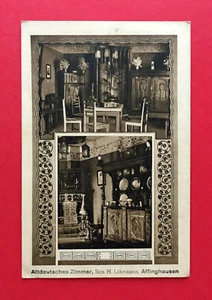 AK AFFINGHAUSEN 1918 Altdeutsches Zimmer von H. Lakmann ( 50262 - Bild 1 von 2