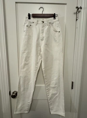 Vintage 80's Wrangler Silverlake Jeans White Measures: 26 X 31, Tag: 11/12 X 32 - Image 1 of 4