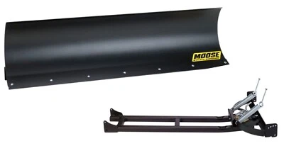Moose 60" Black Steel Snow Plow Kit for Suzuki KingQuad 700 2005-2007 - Imagem 1 de 4