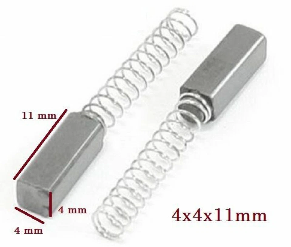 Nr9. Kohlebürsten Motorkohlen Kohlebürste 4x4x11mm, 11 4 4 mm, 4x11x4, für Pfaff