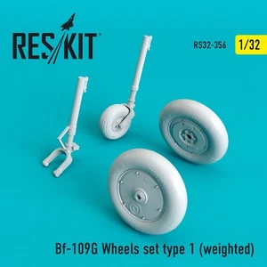 Messerschmitt Bf.109G Tipo 1 Ruedas Ponderadas 1:32 ResKit RS32-0356 - Imagen 1 de 2