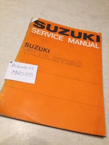 Suzuki KT120 KT 120 workshop service manual manuel atelier éd. 67