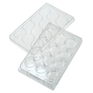 CELLTREAT 12 Well TCT Plate with Lid, Individual 50/Case, Sterile, #229111 - Picture 1 of 2