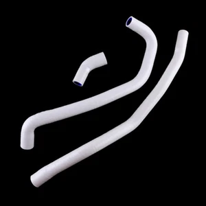 White For 2006-2023 Yamaha YFM 700 700R Raptor Silicone Radiator Coolant Hose - Picture 1 of 8