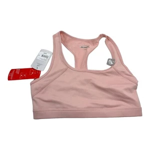 NEW BCG Youth Small Training Bra Low Support Sports Bra Pink Low Keyhole Racer - Picture 1 of 8