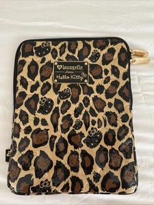 Loungefly Loves Hello Kitty Sanrio Leopard Print 10” Tablet Case. Free Ship - Picture 1 of 3