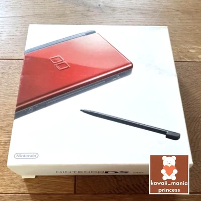 Nintendo DS Lite Console Crimson Red Black New Unopened Box Rare NTSC-J Japan JP - Image 1 of 4
