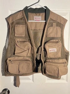 Redington Clark Fork Mesh Fly Fishing Vest Adult L/XL Back Pocket Outdoors used - Picture 1 of 7