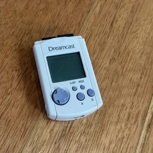 Genuine SEGA Dreamcast DC Visual Memory Card VMU HKT-7000 White - Picture 1 of 6