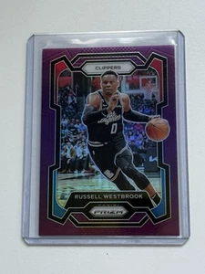 Cortapelos Panini Prizm Russell Westbrook #39 púrpura Prizm/99 2023-24 - Imagen 1 de 2