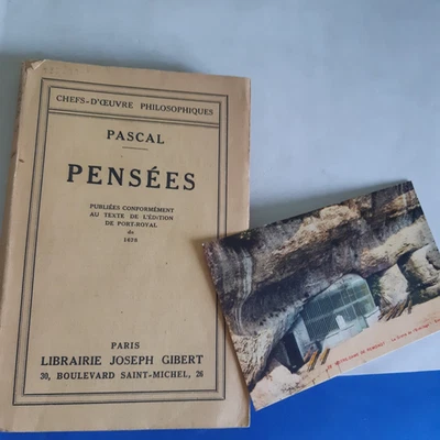 Pensées - PASCAL - Joseph Gibert Ed GIBERT 1943 - Photo 1/4