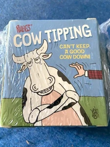 NIP NOS Running Press KUHKIPP-Set aufblasen KUH BOP TASCHE + Rubes Cartoon BUCH - Bild 1 von 8