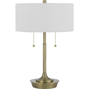 CAL Lighting & Accessories BO-3028TB Kendal Table Lamp Antique Brass - Picture 1 of 1