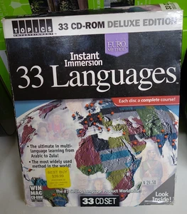 The Euro Method Instant Immersion 33 Languages Deluxe Edition - Picture 1 of 3