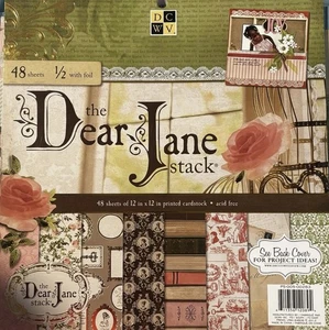 DCWV "The Dear Jane Stack" 12 x 12 Papierblock — 30 Blatt (18 Blatt fehlen) - Bild 1 von 4