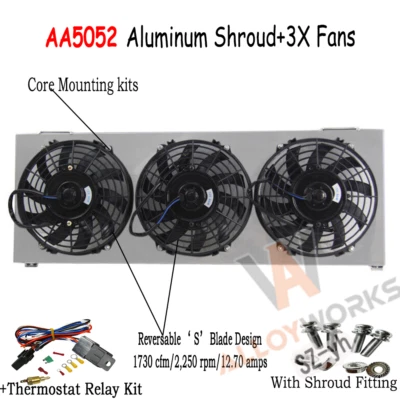 Aluminum Shroud Fan Relay For 1991-2001 1993 1995 Jeep Cherokee XJ 4.0L  L4 L6 Foto 1 de 4