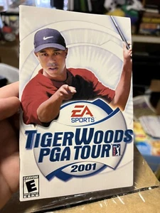 Tiger Woods PGA Tour 2001 (Sony PlayStation 2, 2001) PS2 AUTHENTIC MANUAL ONLY - Picture 1 of 3