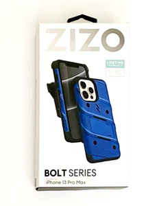 ZIZO Bolt Bundle iPhone 13 Pro Max Case - Blue - Open Box - Picture 1 of 5